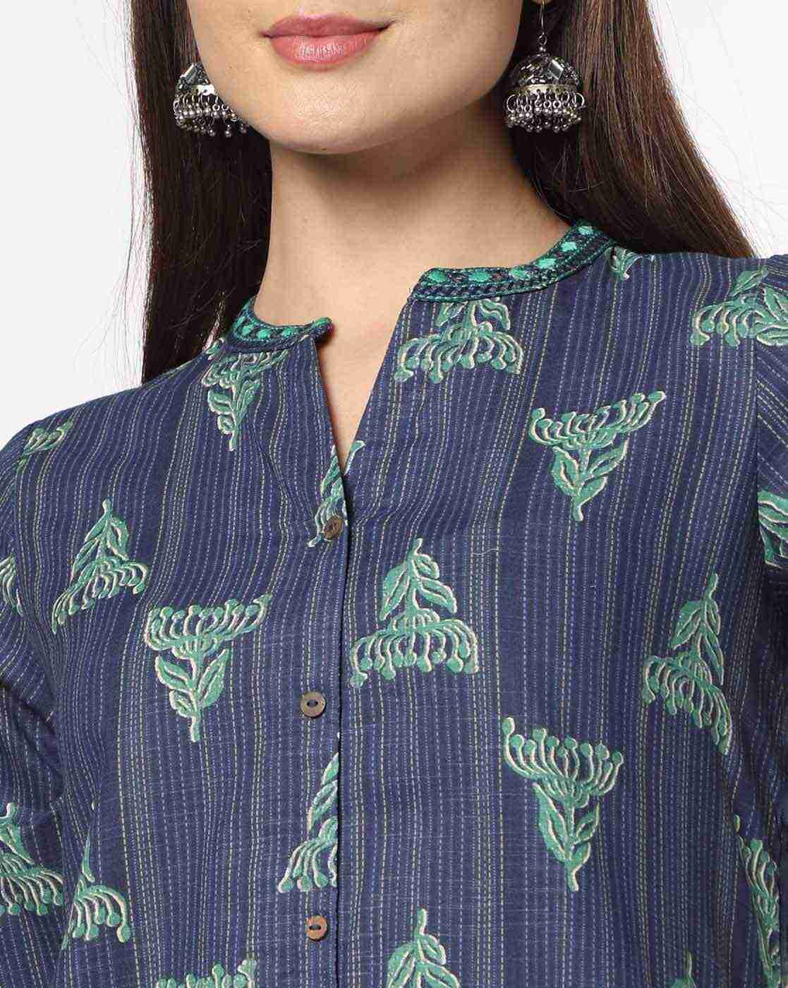 SIYAHI | Women Printed Straight Kurta|3