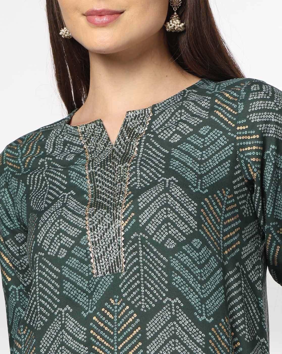 SIYAHI | Women Embroidered Straight Fit Kurta|3