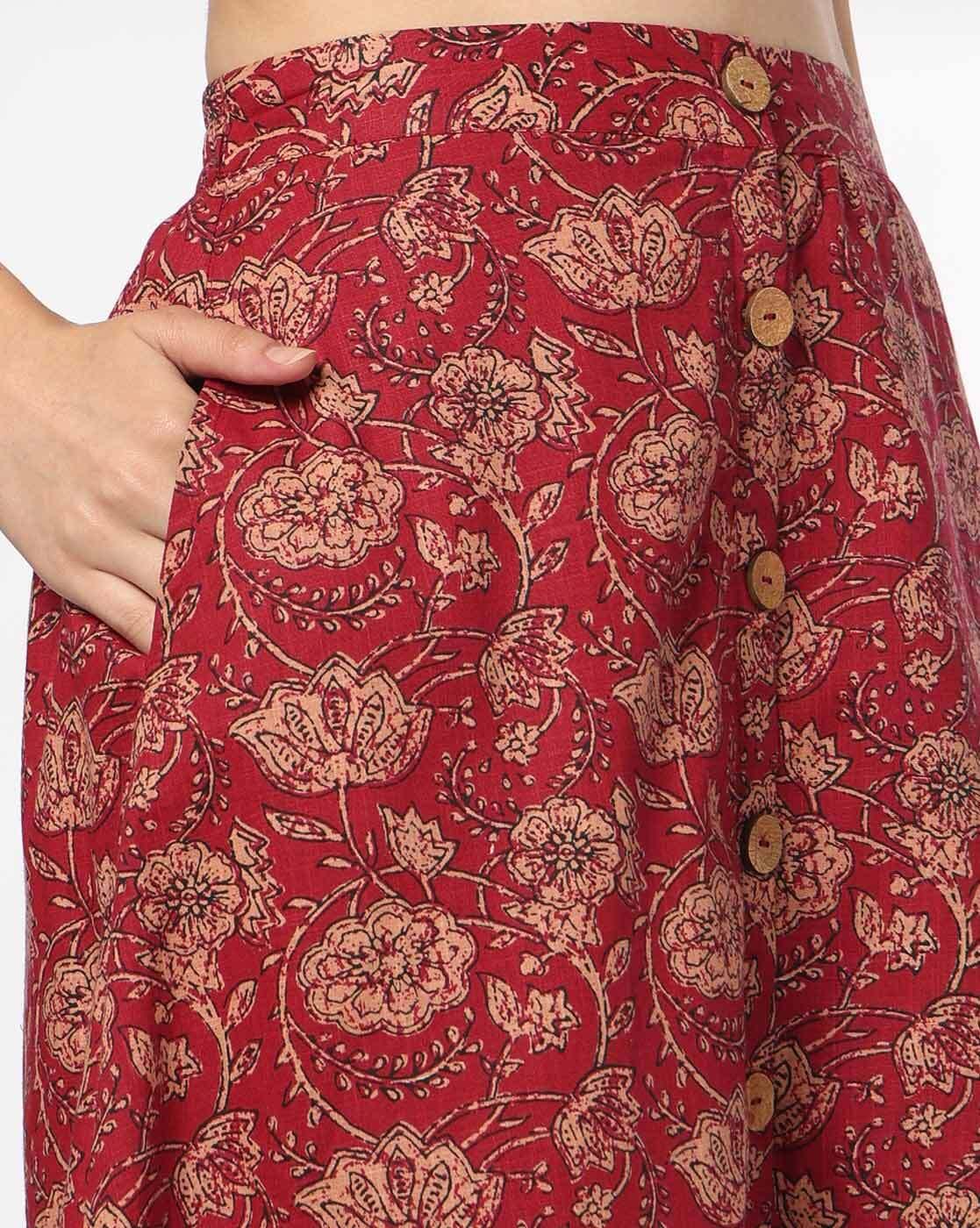 SIYAHI | Women Embroidered Crop Top with Skirt Set|4