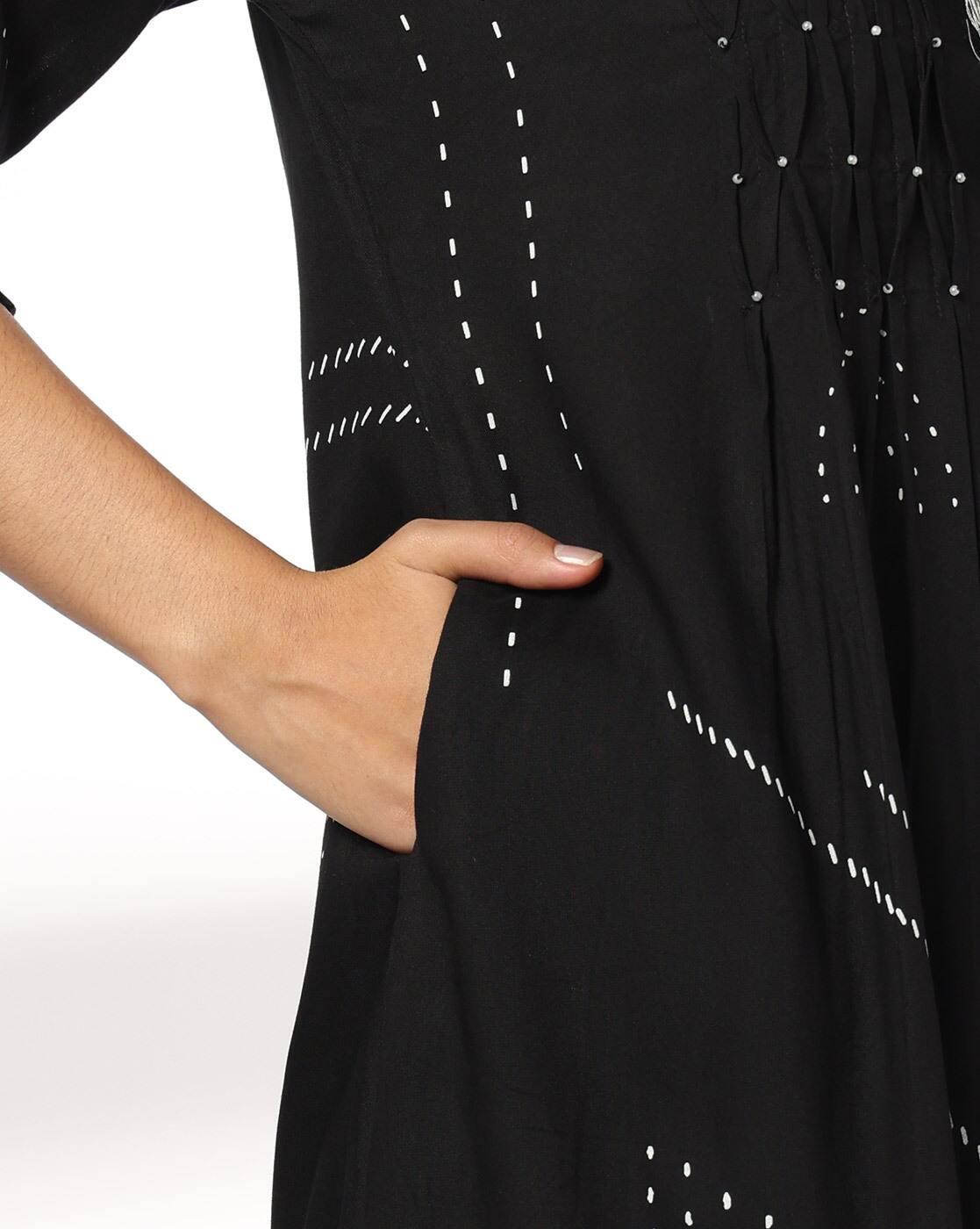 SIYAHI | Women Printed Flared Kurta|4