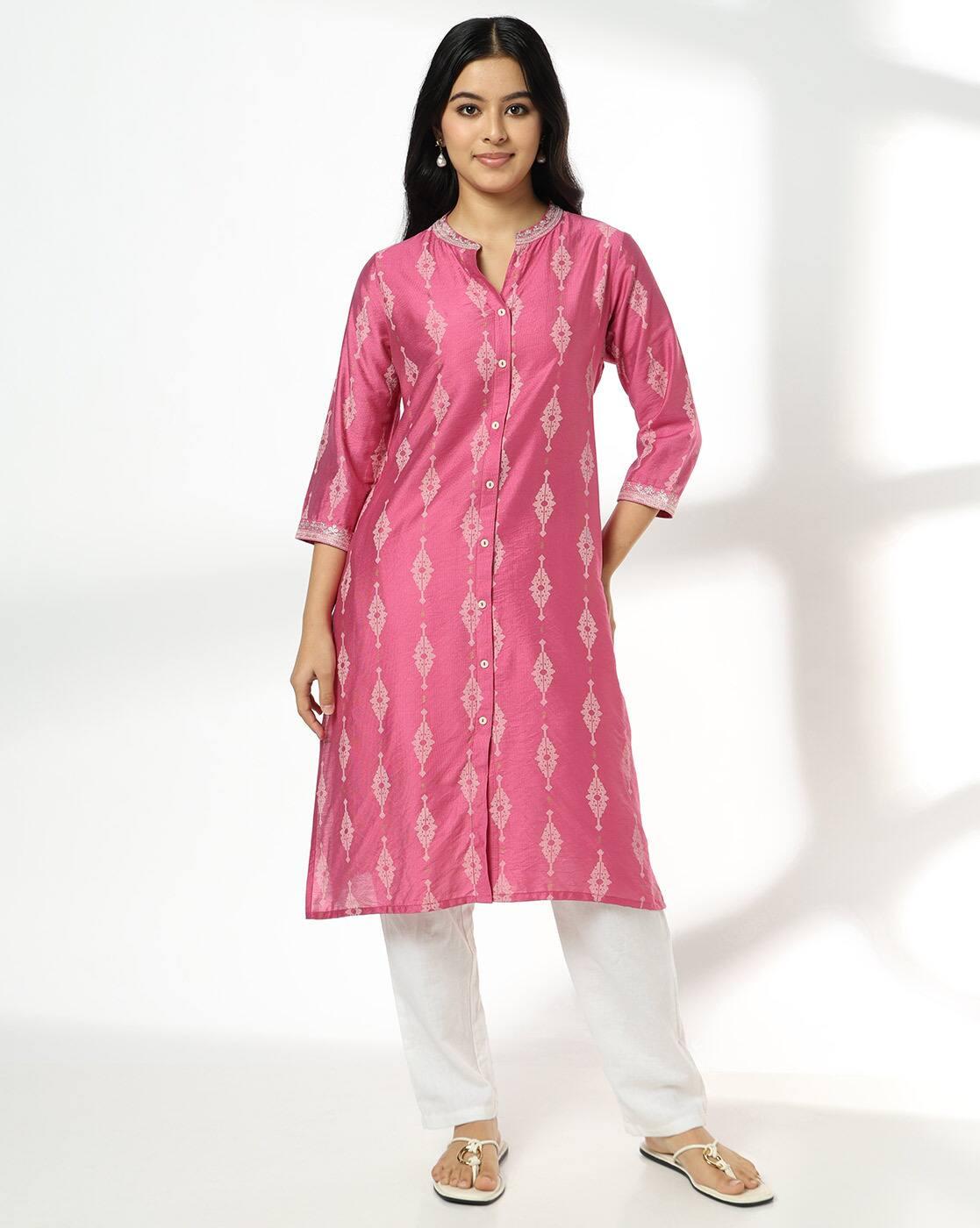 SIYAHI | Women Printed Straight Kurta|0