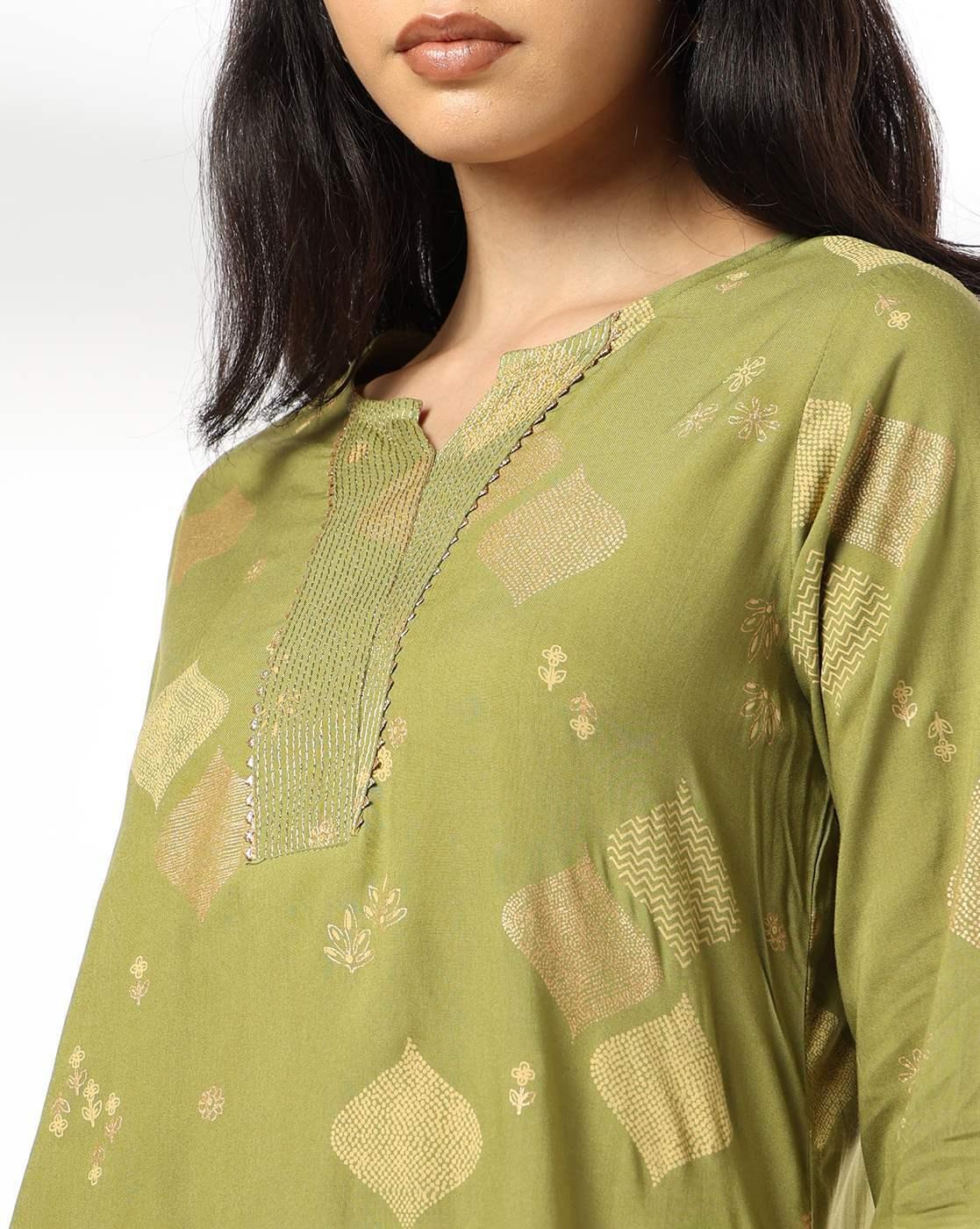 SIYAHI | Women Printed Straight Kurta|3