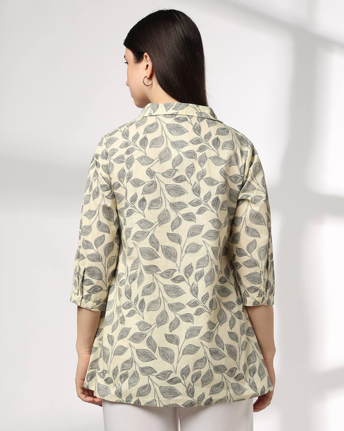 SIYAHI | Women Printed Relaxed Fit Shirt|2