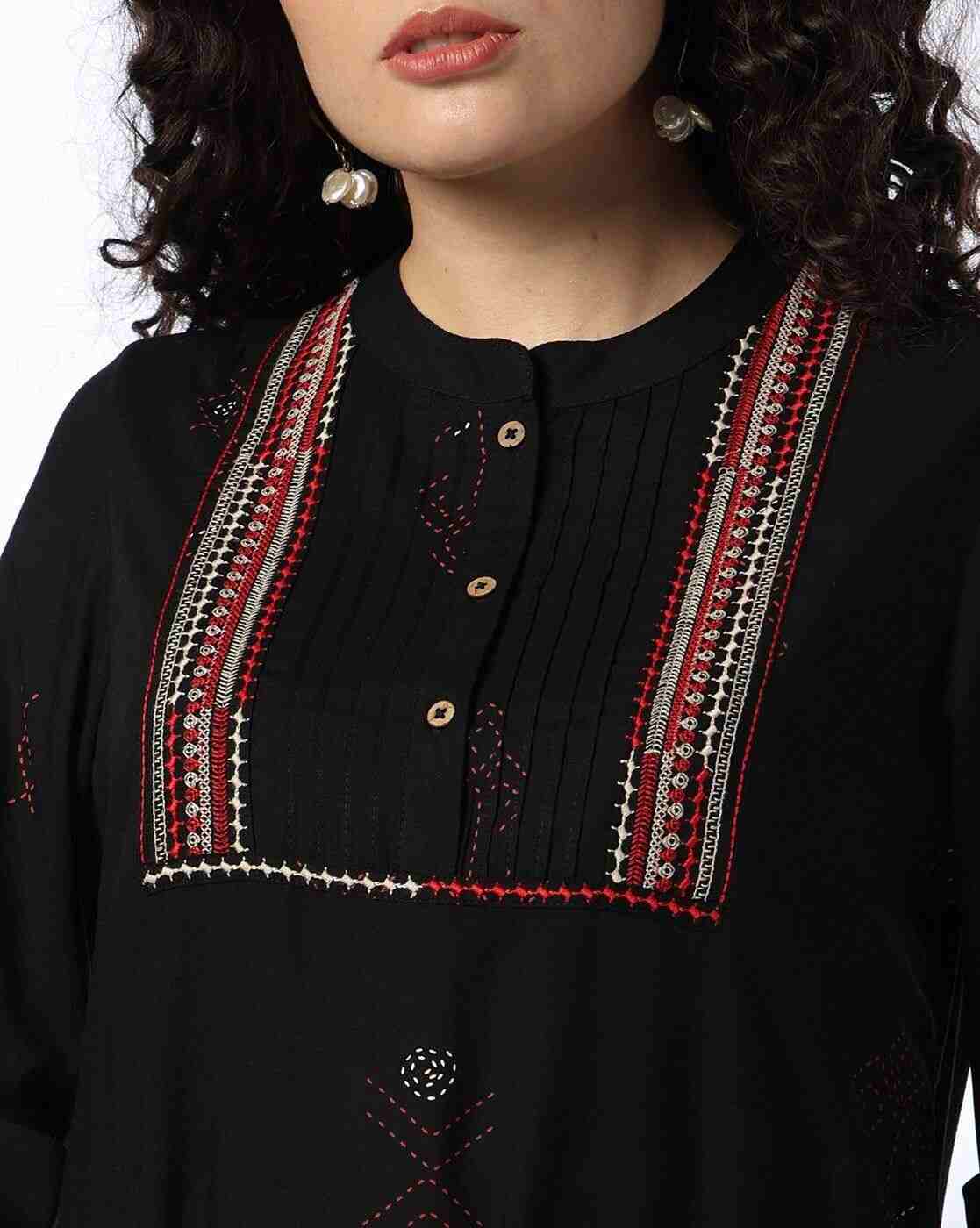 SIYAHI | Women Printed Straight Kurta with Pants|3