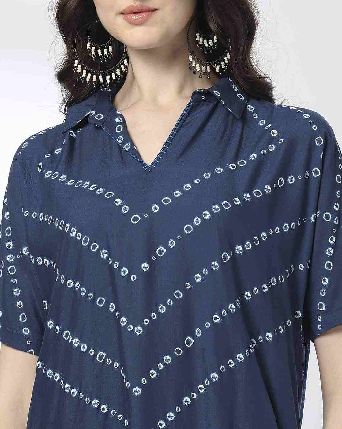 SIYAHI | Women Geometric Print Straight Kurta Set|3