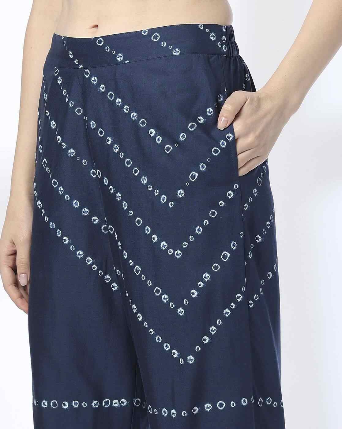 SIYAHI | Women Geometric Print Straight Kurta Set|4