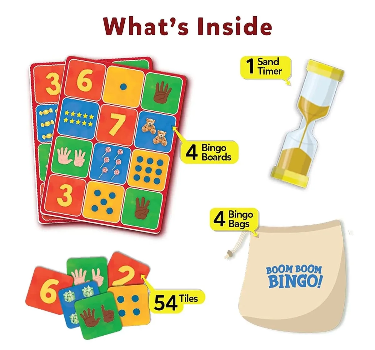 Skillmatics Boom Boom Bingo Numbers & Counting Multicolor 4Y+