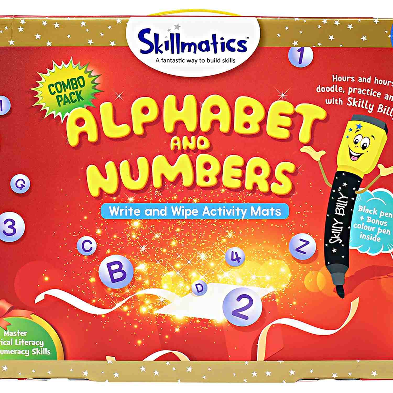 Skillmatics Educational Game : Alphabet And Numbers 3-6 Years Games for Kids age 3Y+