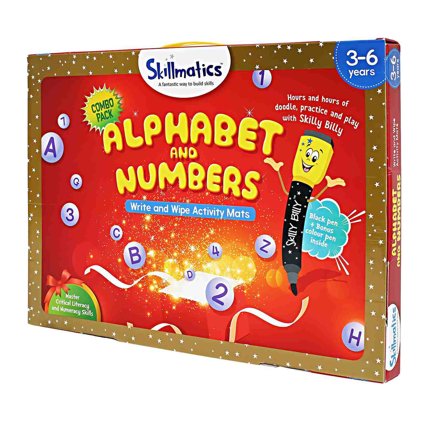 Skillmatics Educational Game : Alphabet And Numbers 3-6 Years Games for Kids age 3Y+