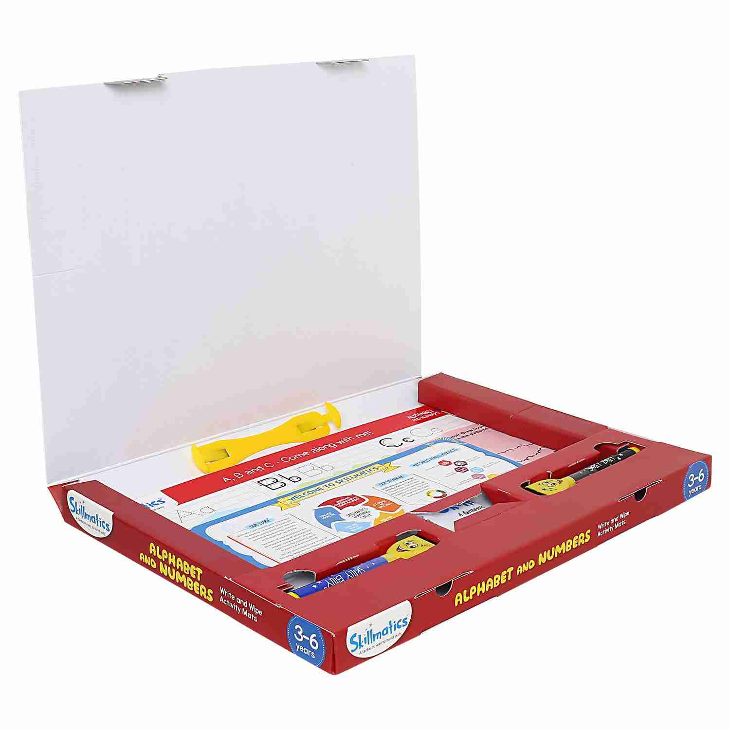 Skillmatics Educational Game : Alphabet And Numbers 3-6 Years Games for Kids age 3Y+