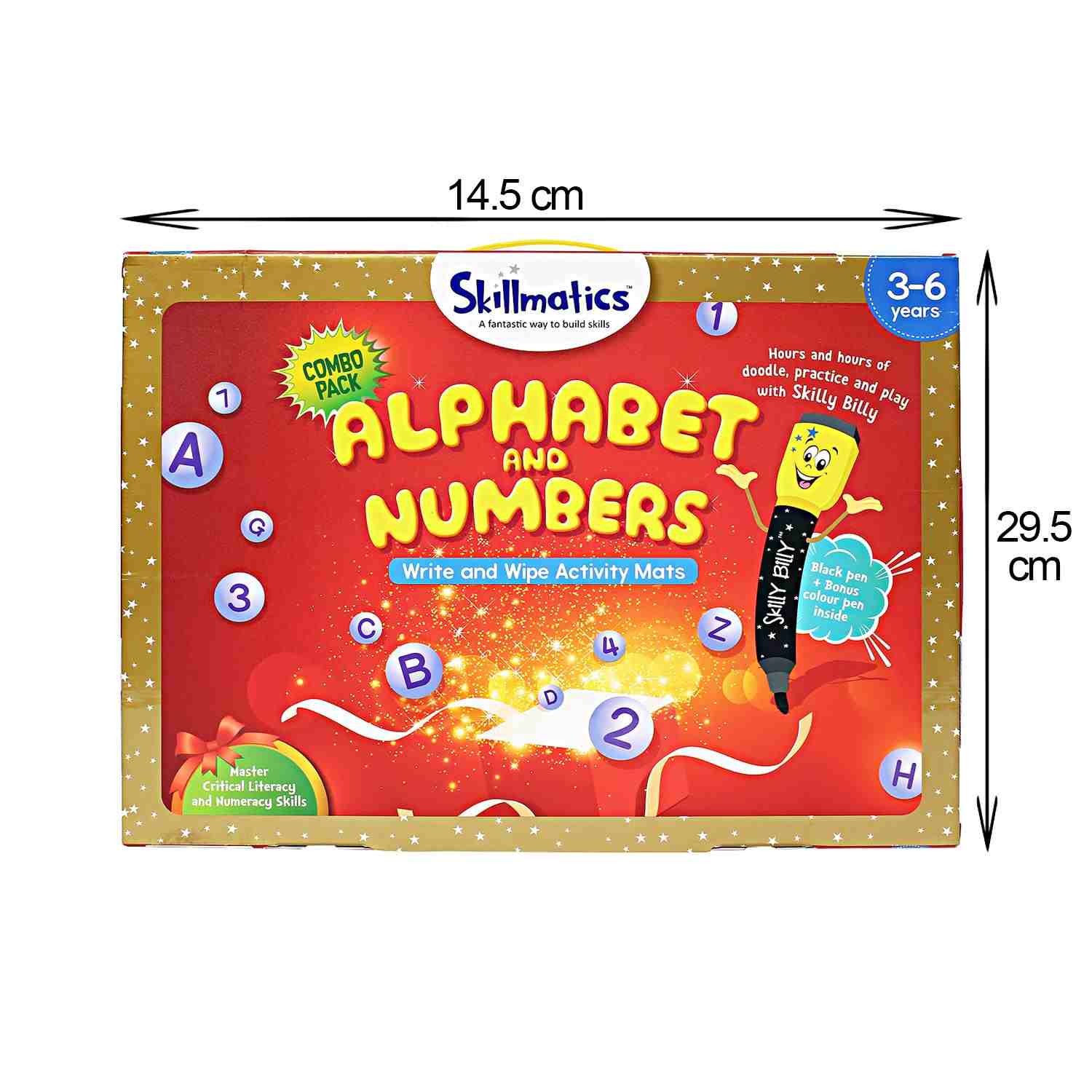 Skillmatics Educational Game : Alphabet And Numbers 3-6 Years Games for Kids age 3Y+