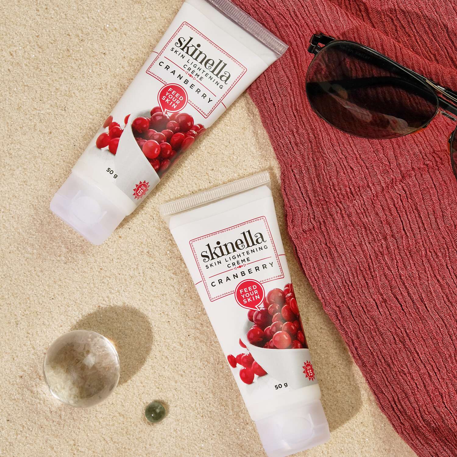 Skinella | Skin Lightening Creme Cranberry | 50g