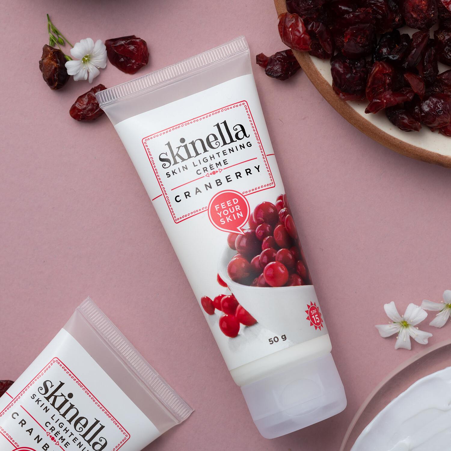 Skinella | Skin Lightening Creme Cranberry | 50g