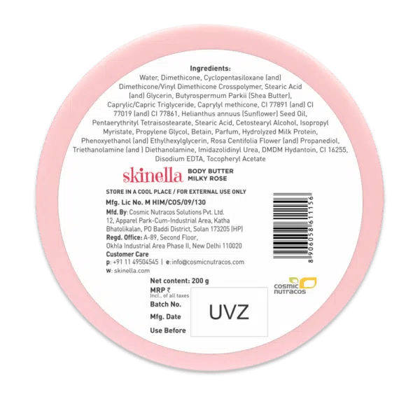 Skinella | Milky Rose Body Butter | 200g