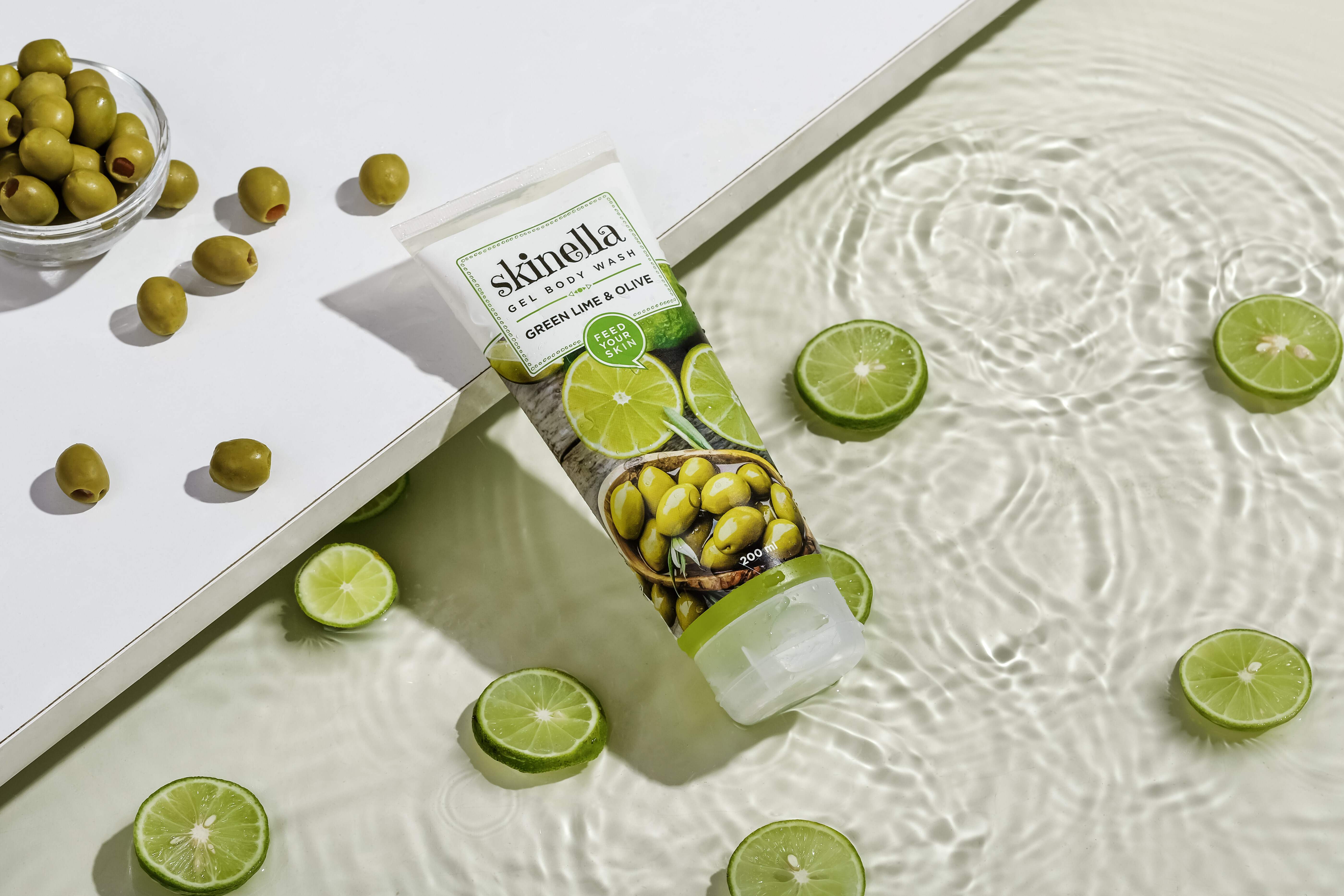 Skinella | Gel Body Wash Green Lime and Olive | 200ml