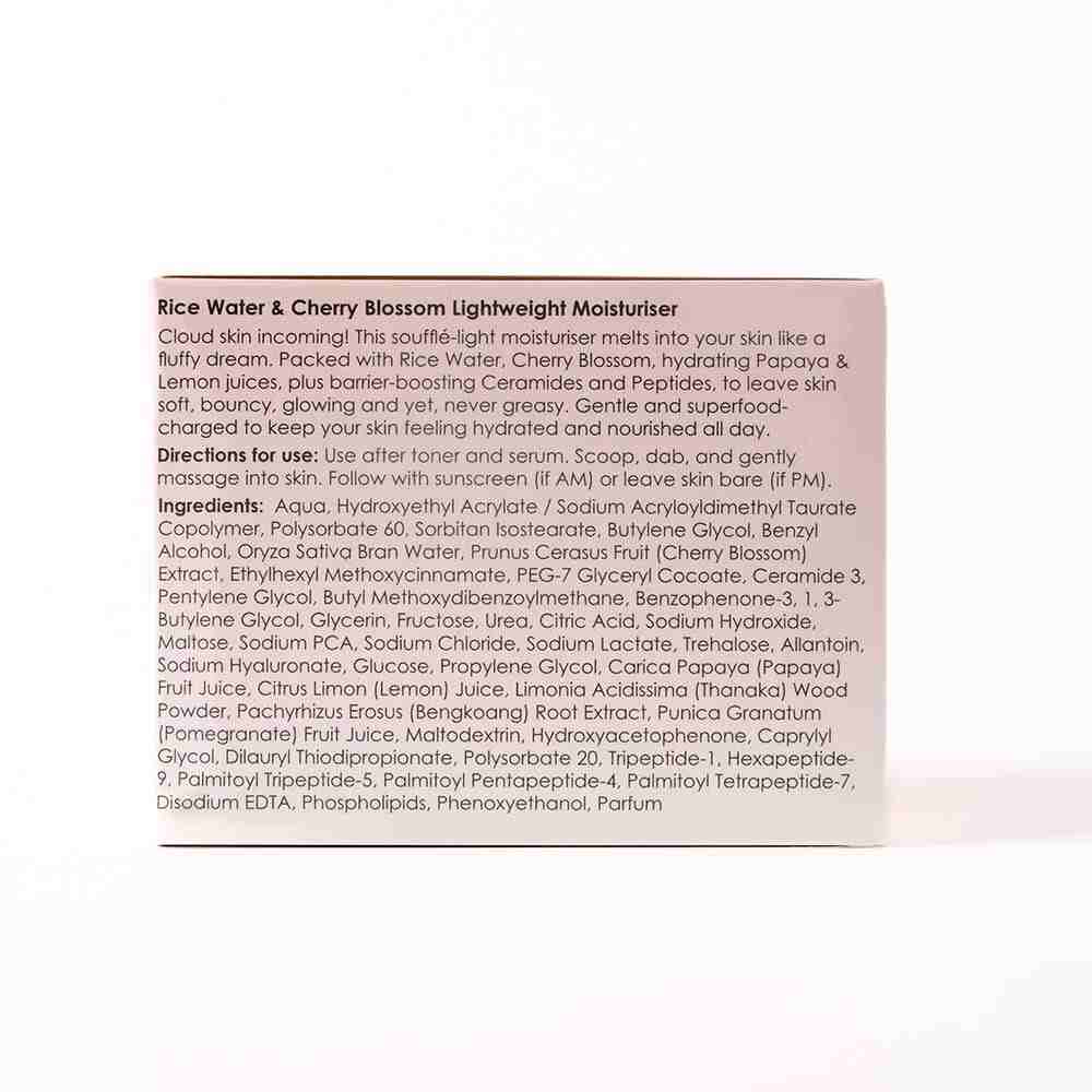 Skinella | Rice Water & Cherry Blossom Lightweight Moisturiser | 50ml