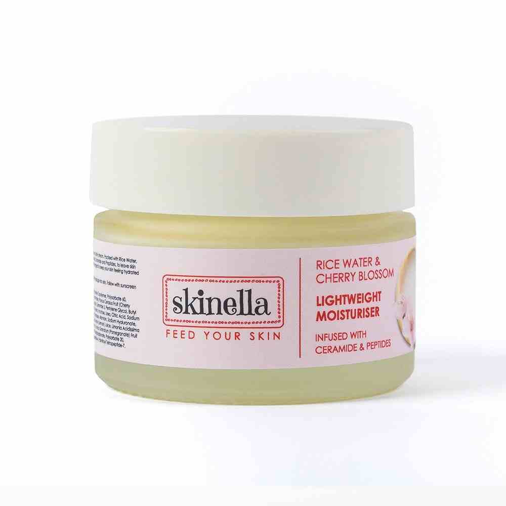 Skinella | Rice Water & Cherry Blossom Lightweight Moisturiser | 50ml