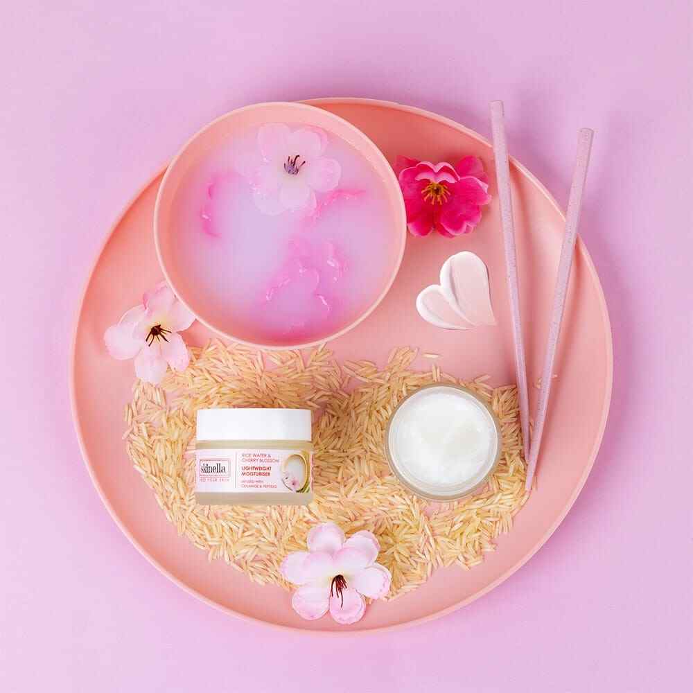 Skinella | Rice Water & Cherry Blossom Lightweight Moisturiser | 50ml