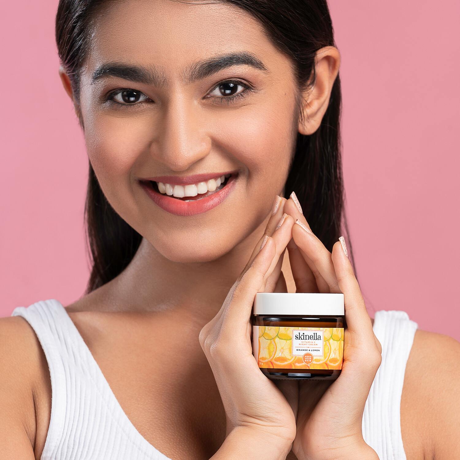 Skinella | Vitamin C Night Cream Orange & Lemon | 50g