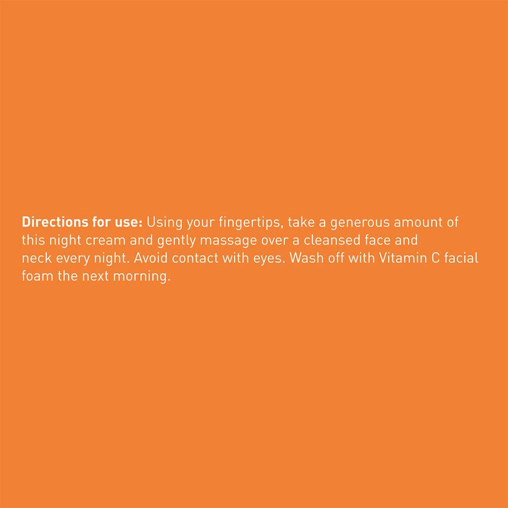 Skinella | Vitamin C Night Cream Orange & Lemon | 50g