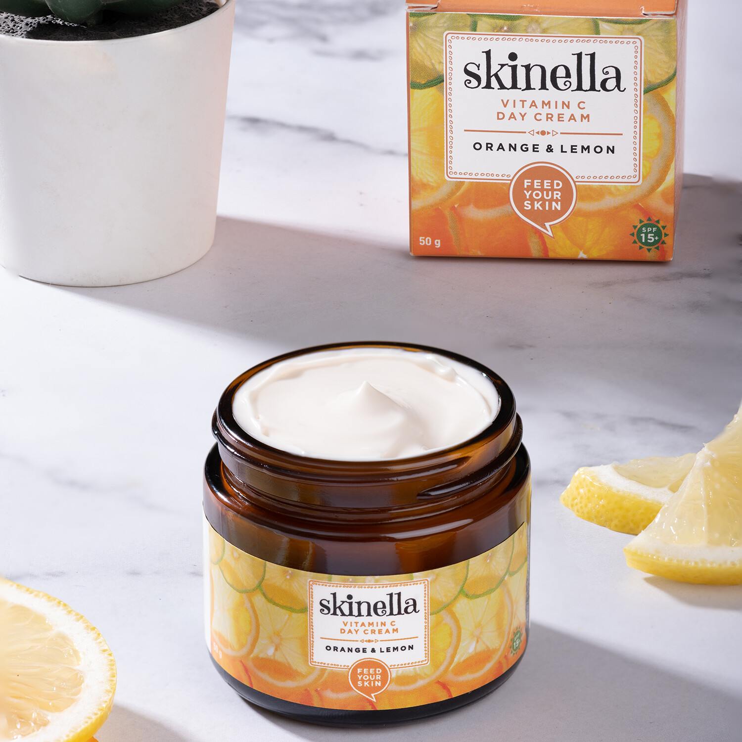 Skinella | Vitamin C Day Cream Orange & Lemon | 50g