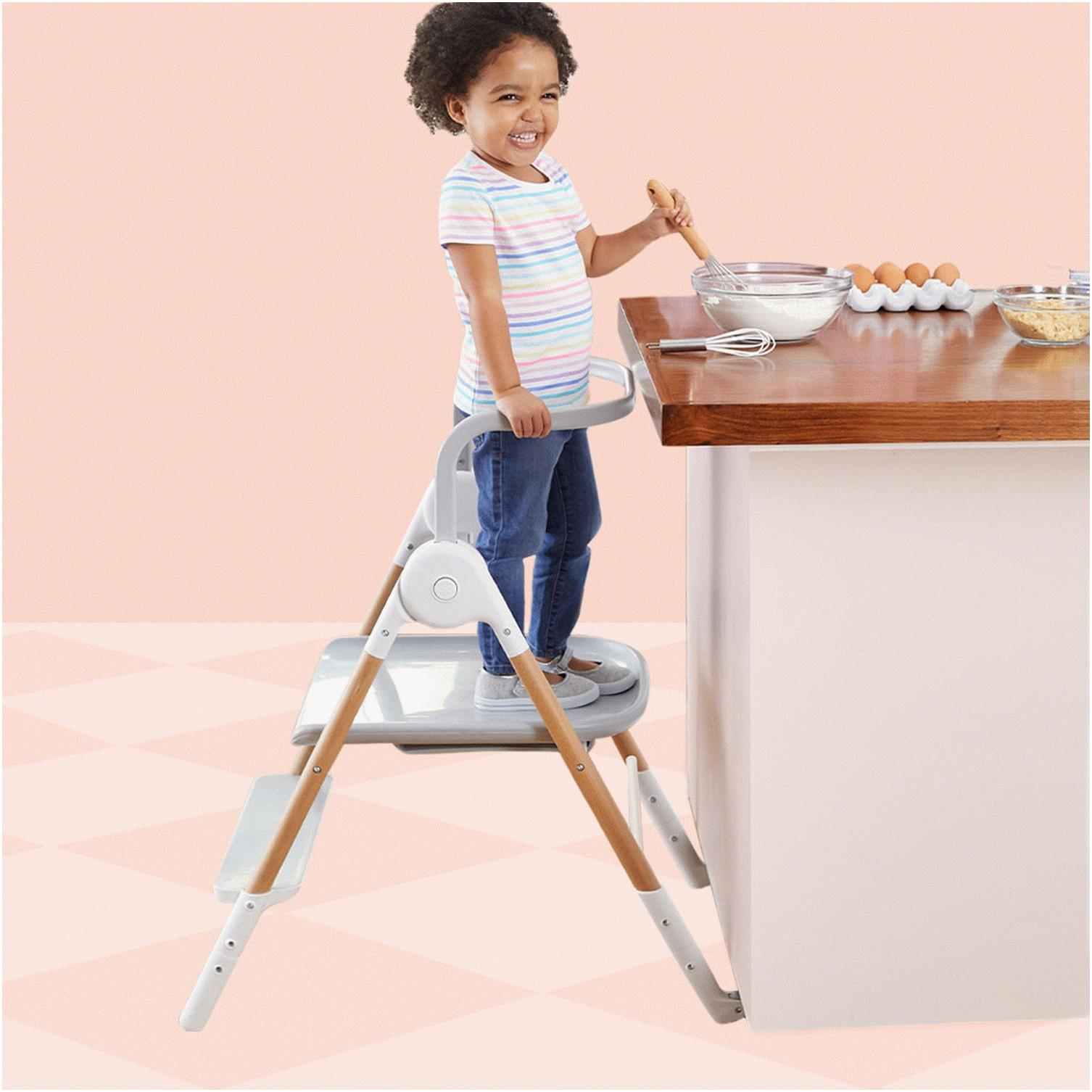 Skip Hop Sit-To-Step Baby High Chair - Grey