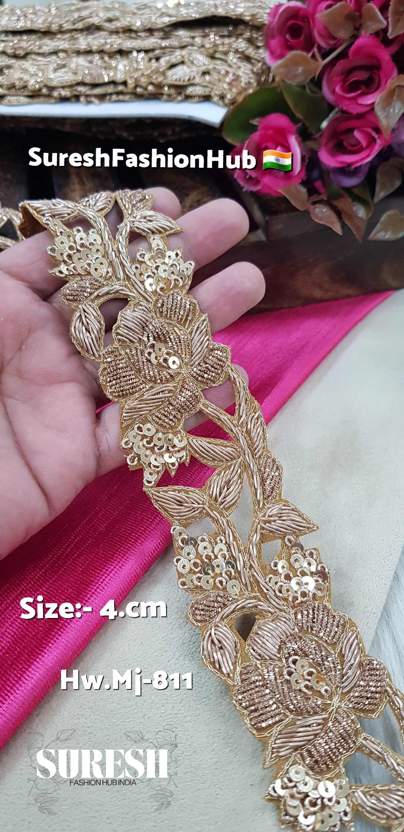 Zardorsi Matt Floral Cutwork Lace – Mj-811Zardorsi Matt Floral Cutwork Lace 