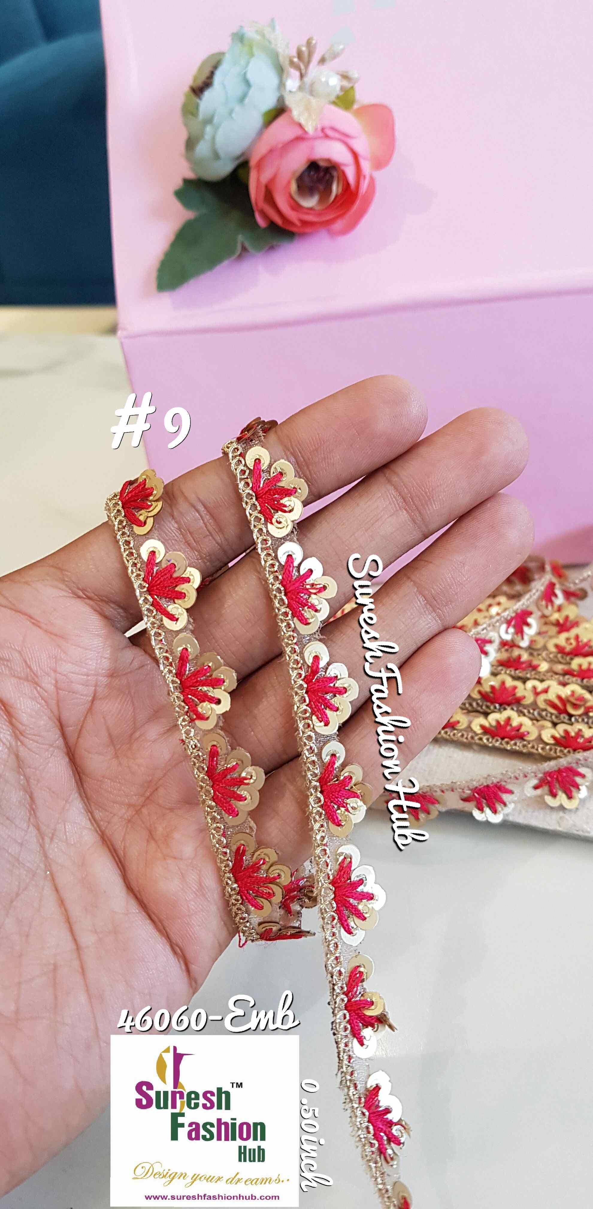 Red Radiant Sparkle Dori Lace