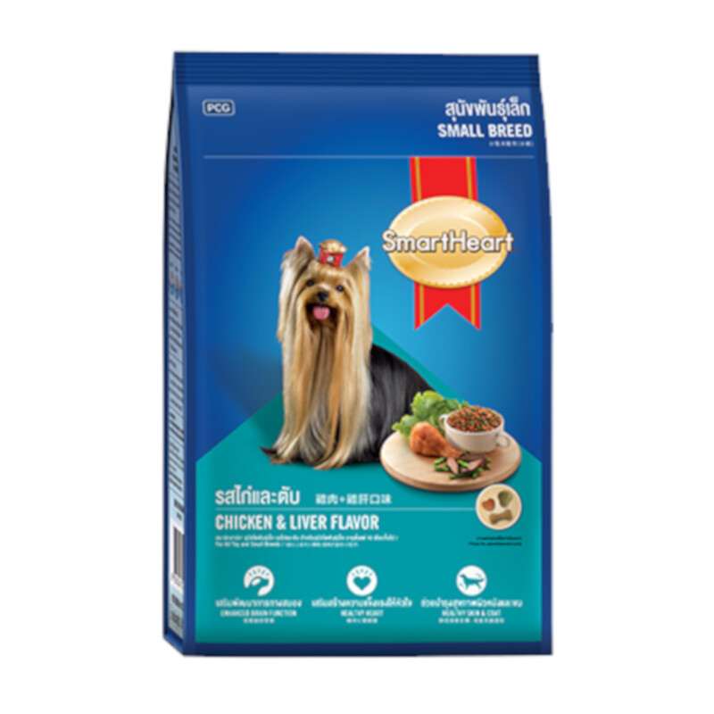 Smart Heart Chicken & Liver Flavour Small Breed Dog Dry Food - 1.3 Kg