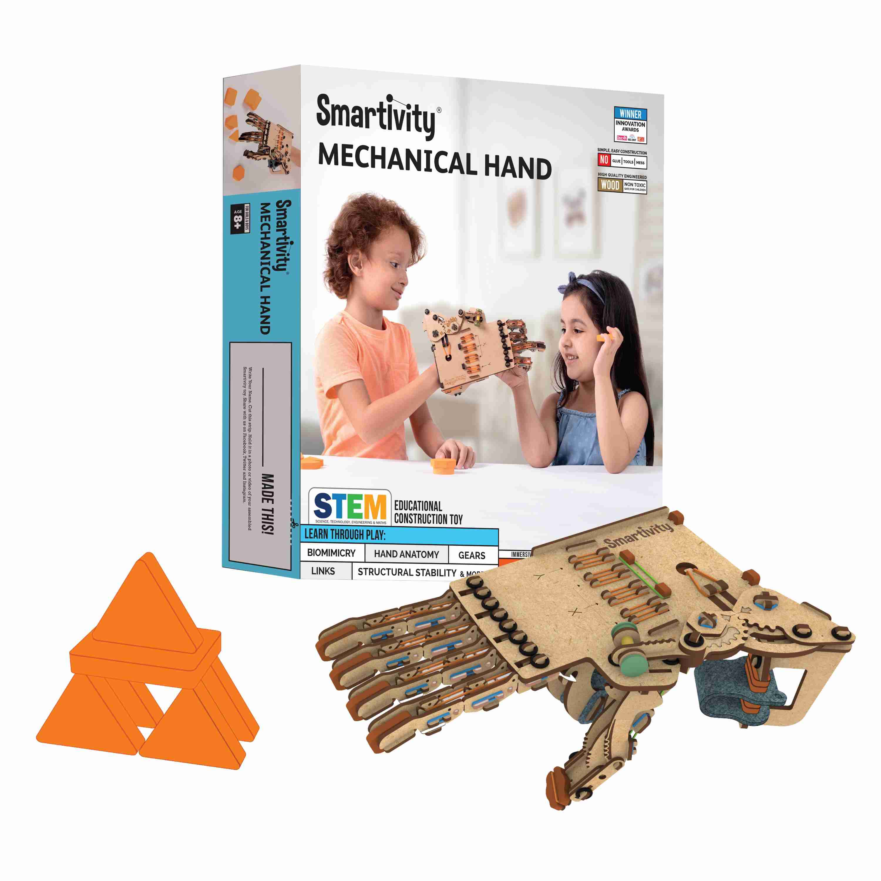 Smartiivty Mechanical Hand STEM for Kids age 8Y+