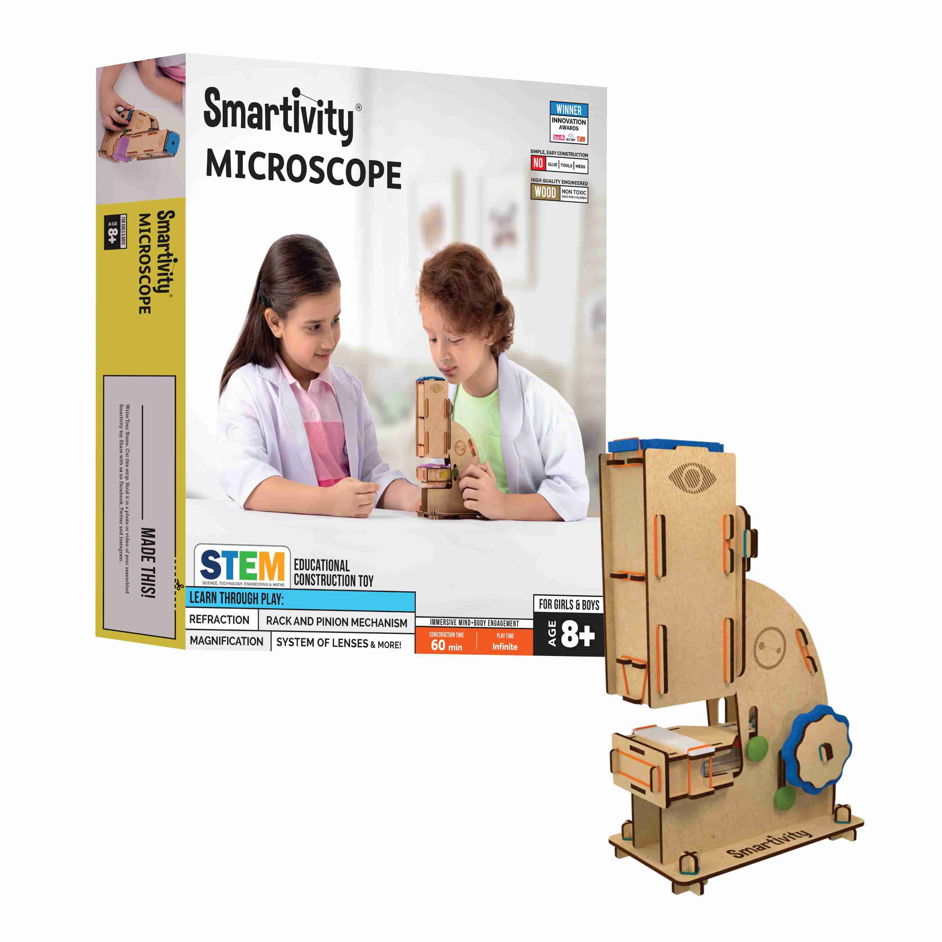 Smartivity Microscope STEM for Kids age 8Y+