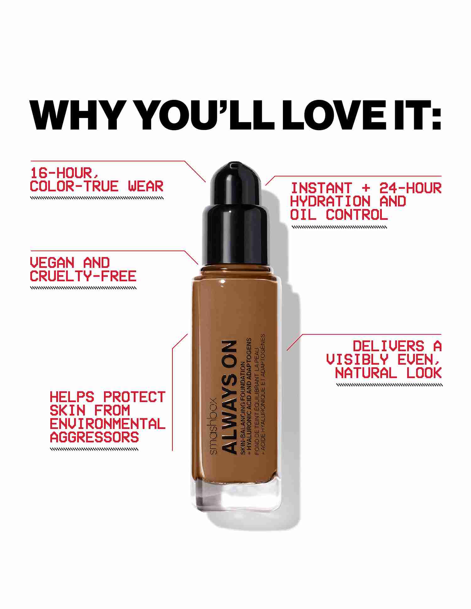 Always On Skin-Balancing Foundation • F10C