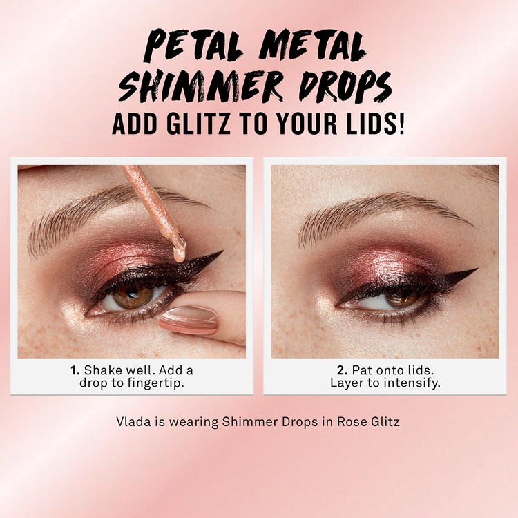 Petal Metal Shimmer Drops (Limited Edition) • Gold Glitz