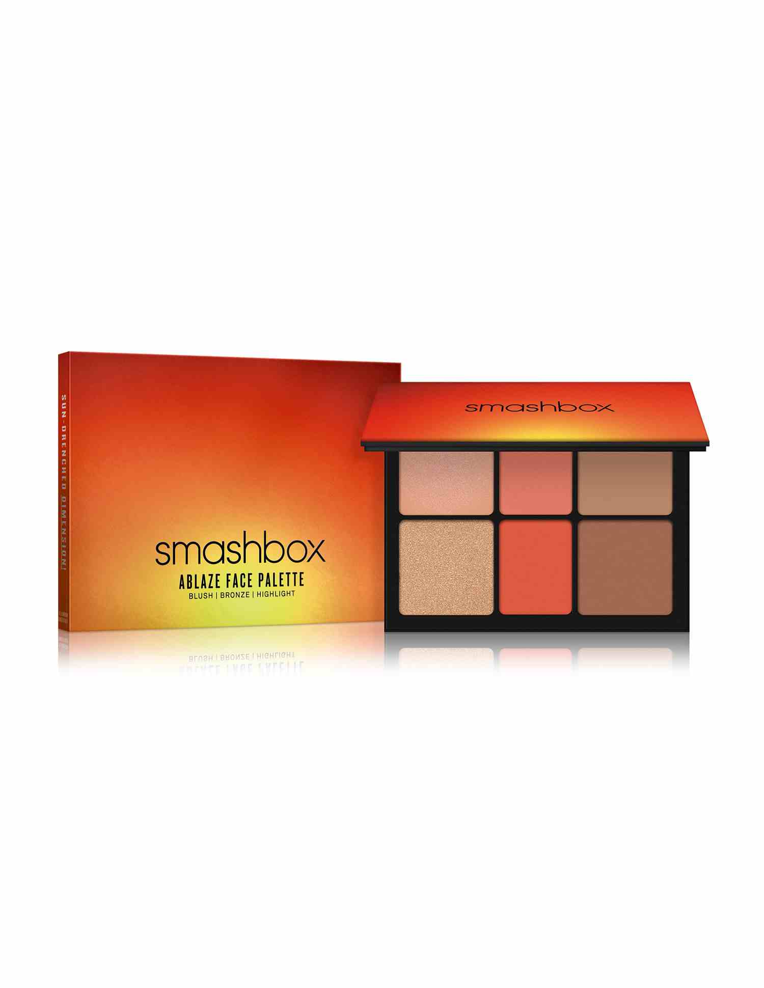 Ablaze Face Palette: Blush, Bronze, Highlight • 0.75 Oz / 21.54 g