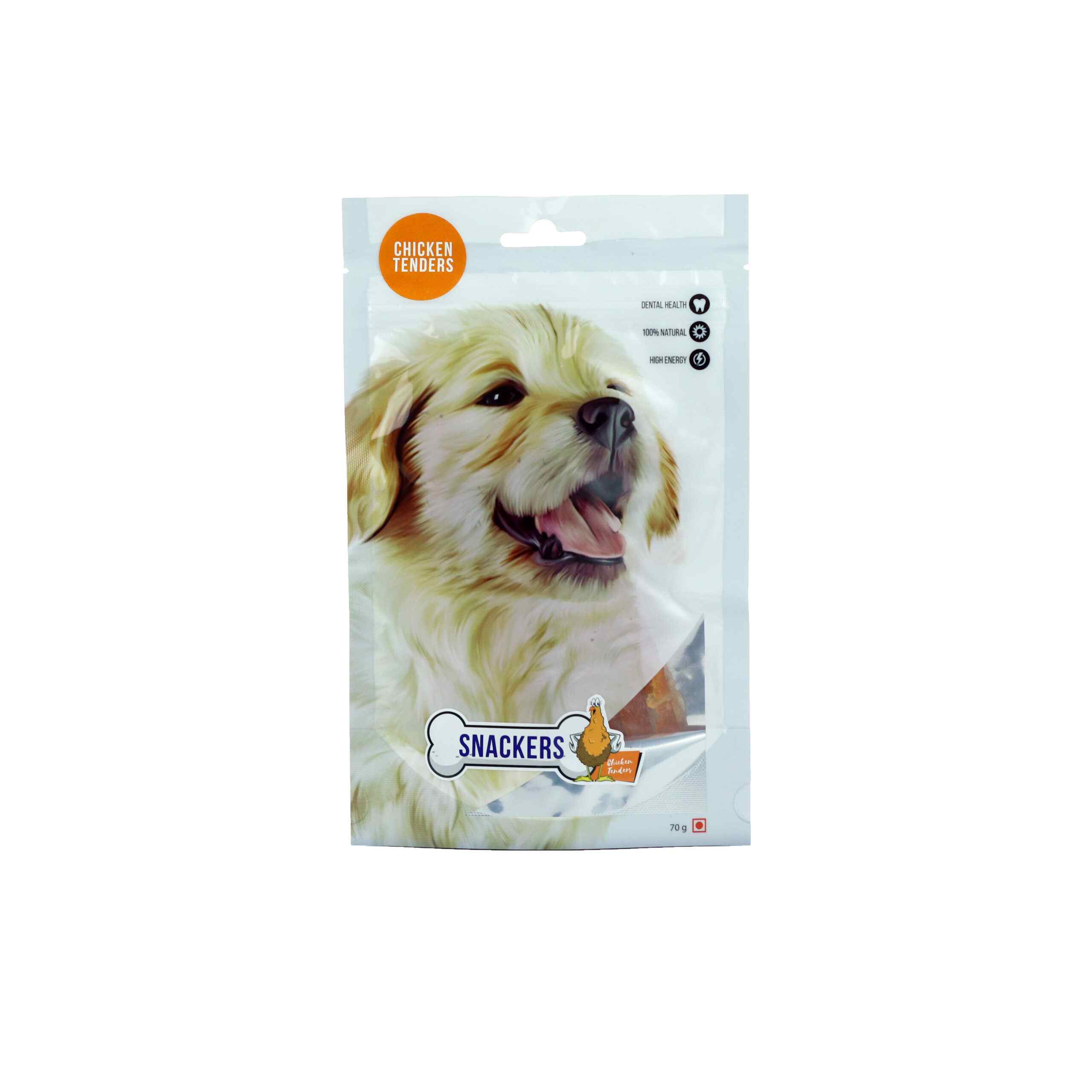 Snackers Chicken Tenders Treats for Dogs, 70g – (Best Before Mar’26)