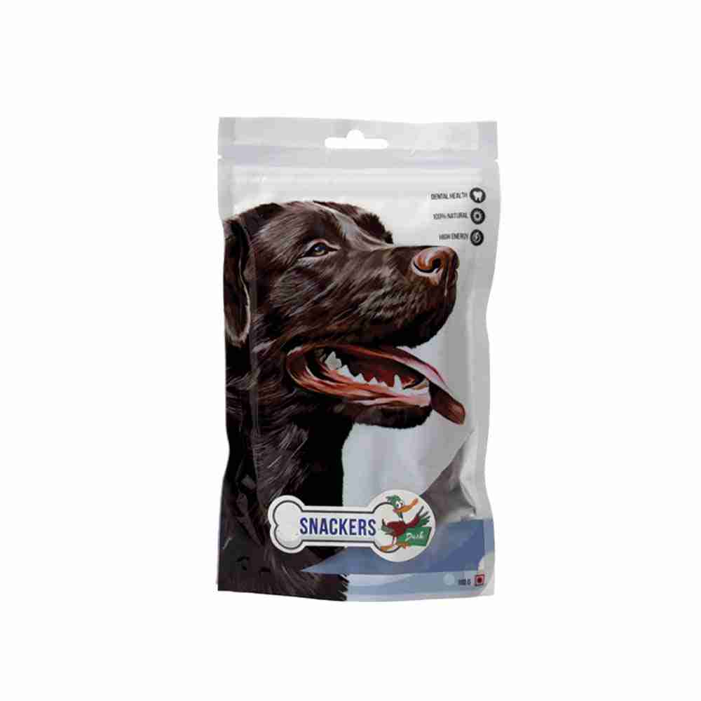 Snackers Dental Chewy Stick Duck Dog Treat - 100 g - 200 g
