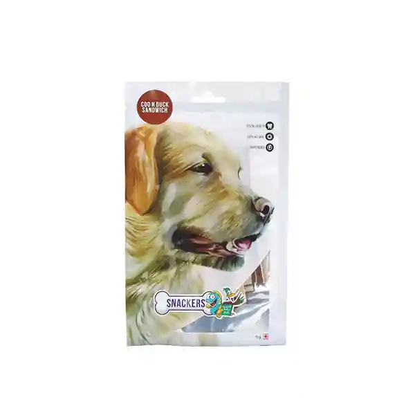 Snackers Sandwich Cod N Duck Dog Treats - 70g