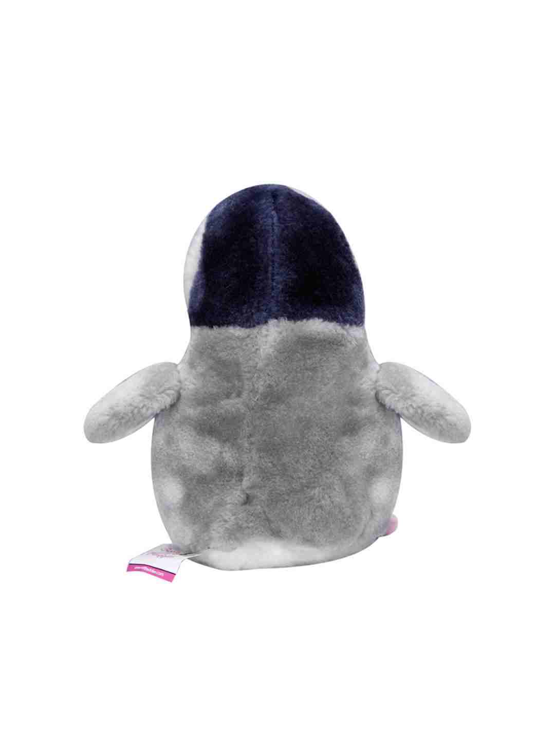 Soft Buddies Gray Fat Penguin Car Rear Tray Table Quirky Soft Toys for Kids age 12M+ 19.05 Cm