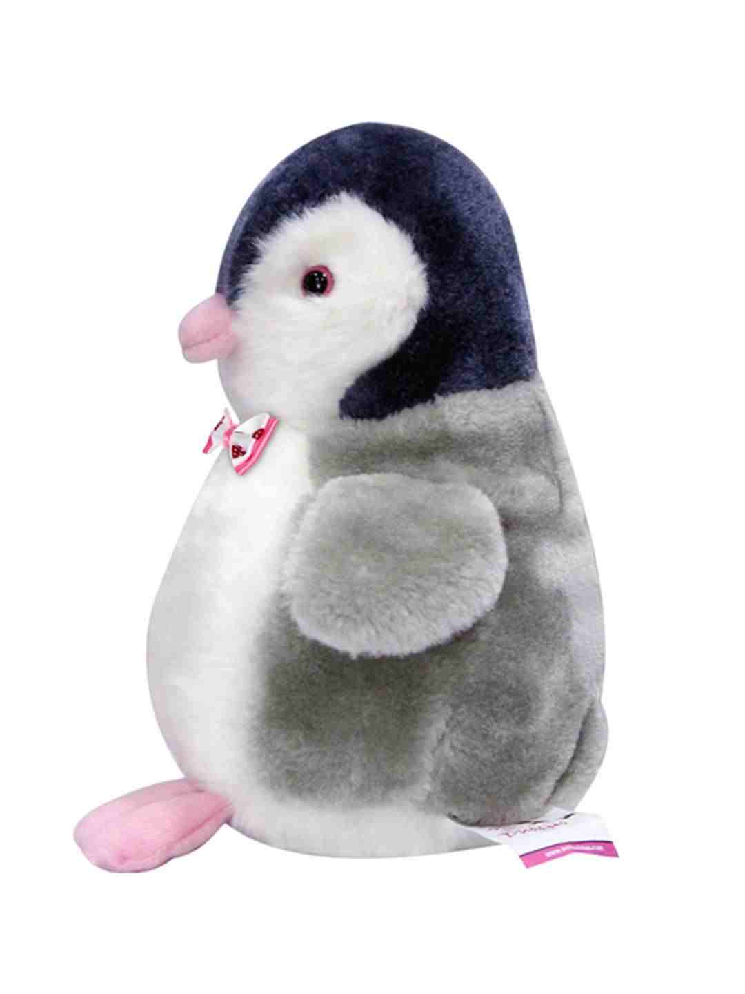 Soft Buddies Gray Fat Penguin Car Rear Tray Table Quirky Soft Toys for Kids age 12M+ 19.05 Cm