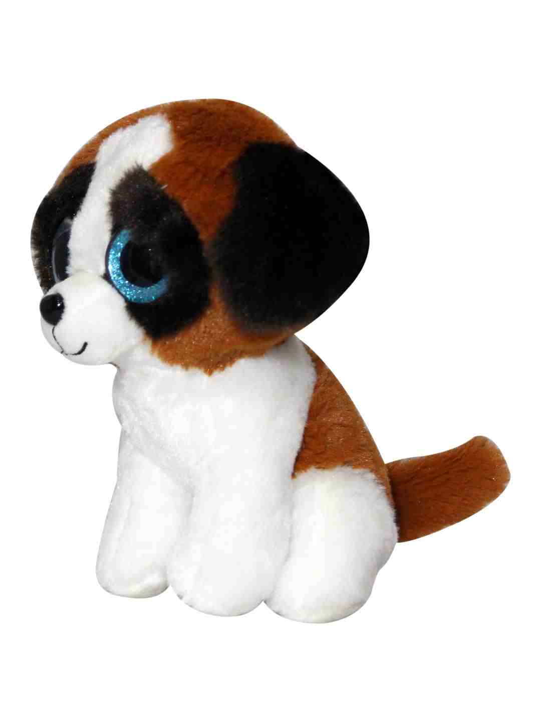 Softbuddies Big Eye Dog  Quirky Soft Toys for Kids age 3Y+ - 20 Cm (Brown)