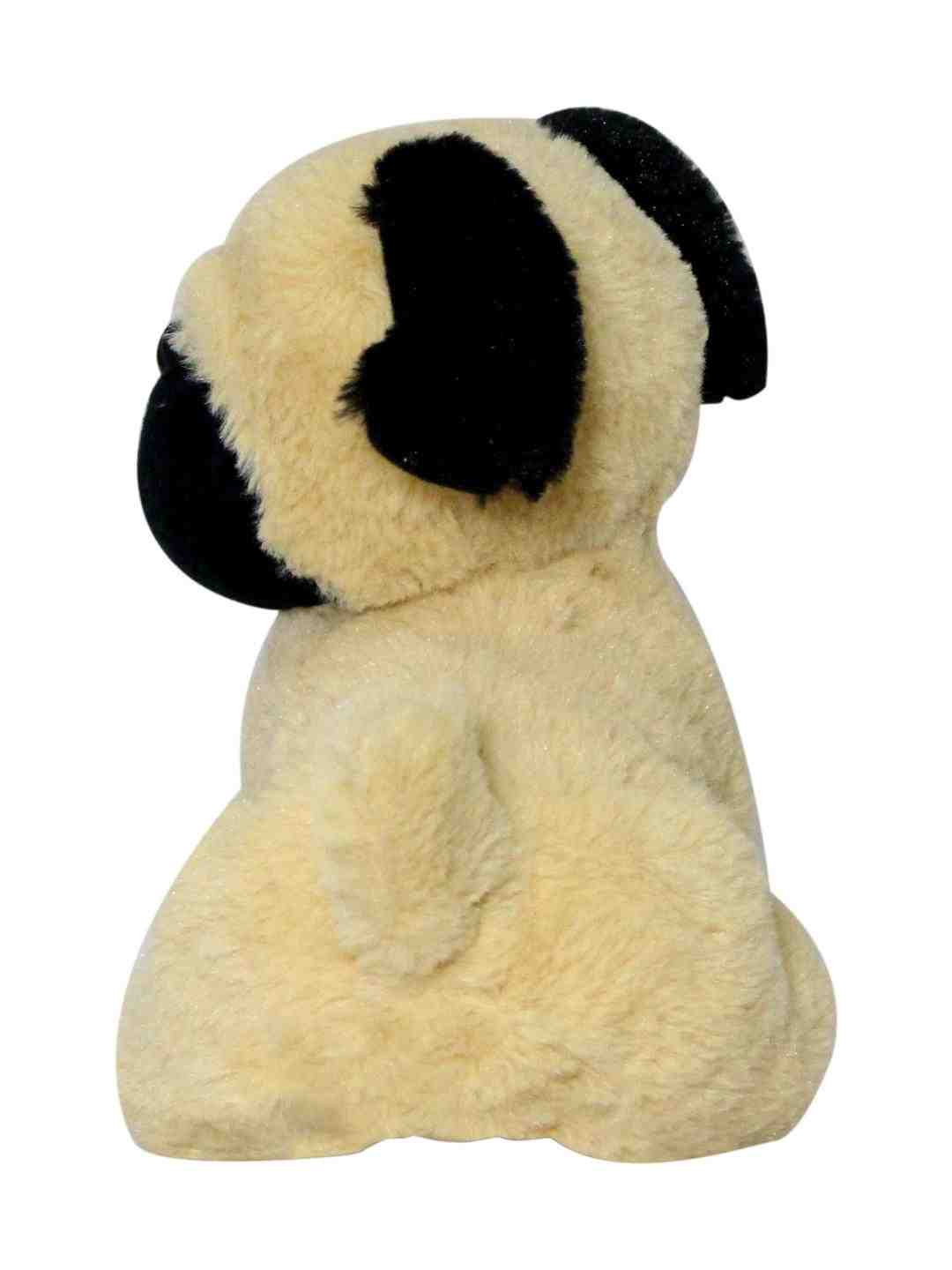 Softbuddies Pug Quirky Soft Toys for Kids age 3Y+ - 24 Cm (Brown)