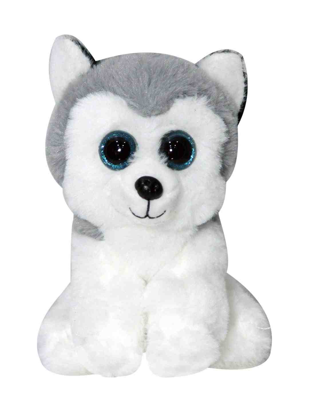 Softbuddies Big Eye Husky Dog 30 Cm Quirky Soft Toys for Kids age 3Y+ 30 Cm