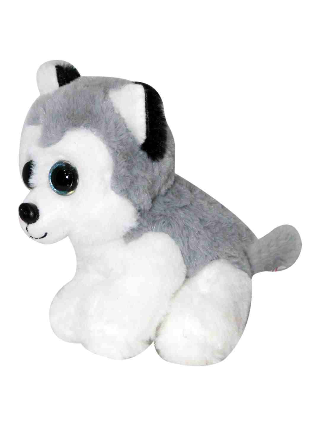Softbuddies Big Eye Husky Dog 30 Cm Quirky Soft Toys for Kids age 3Y+ 30 Cm