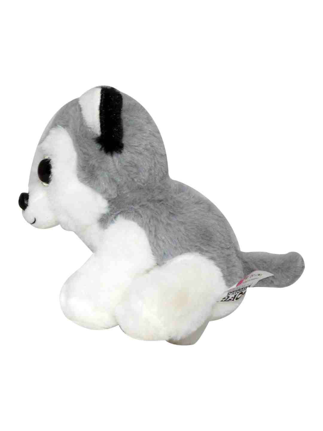 Softbuddies Big Eye Husky Dog 30 Cm Quirky Soft Toys for Kids age 3Y+ 30 Cm