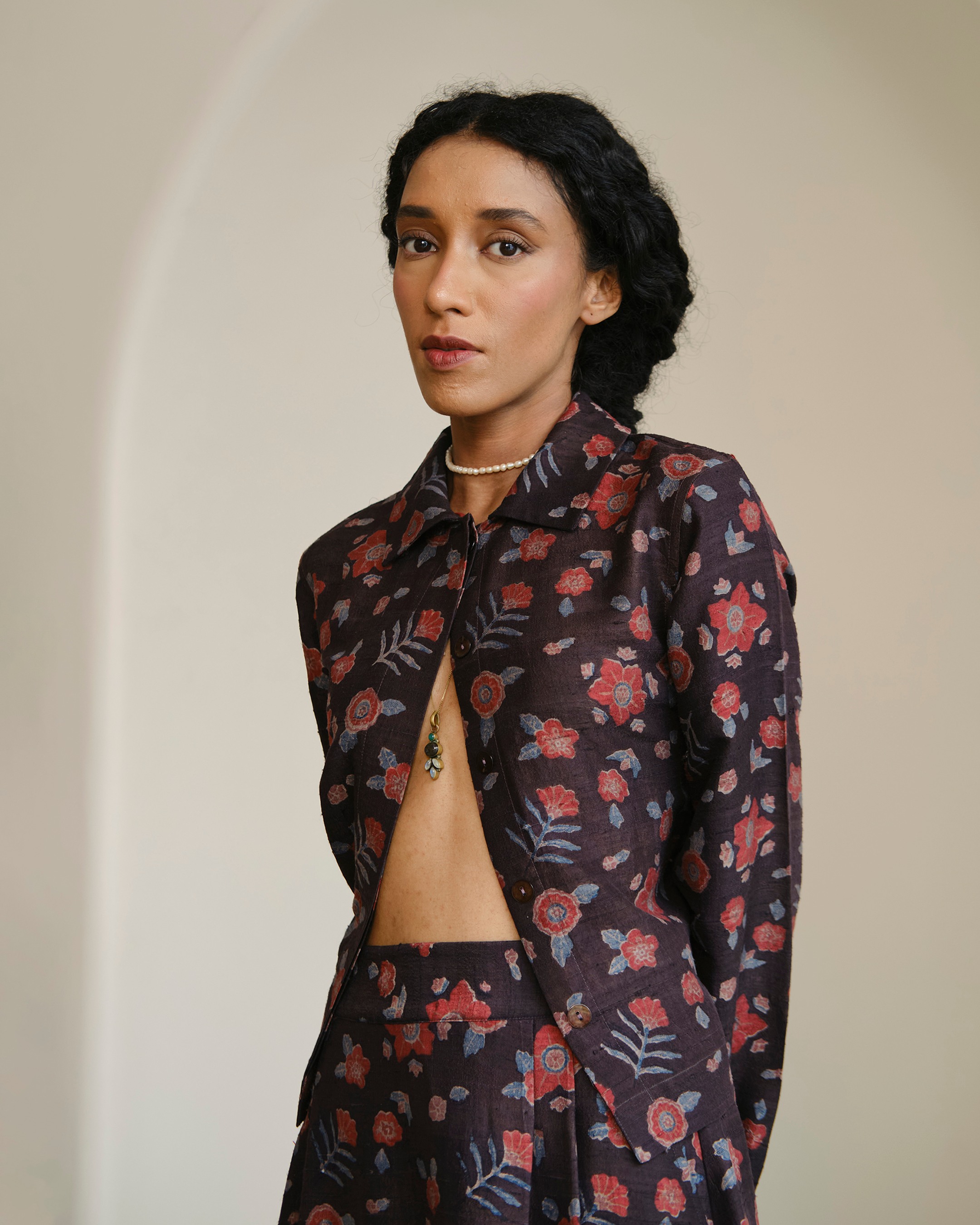 Rosa Silk Skirt