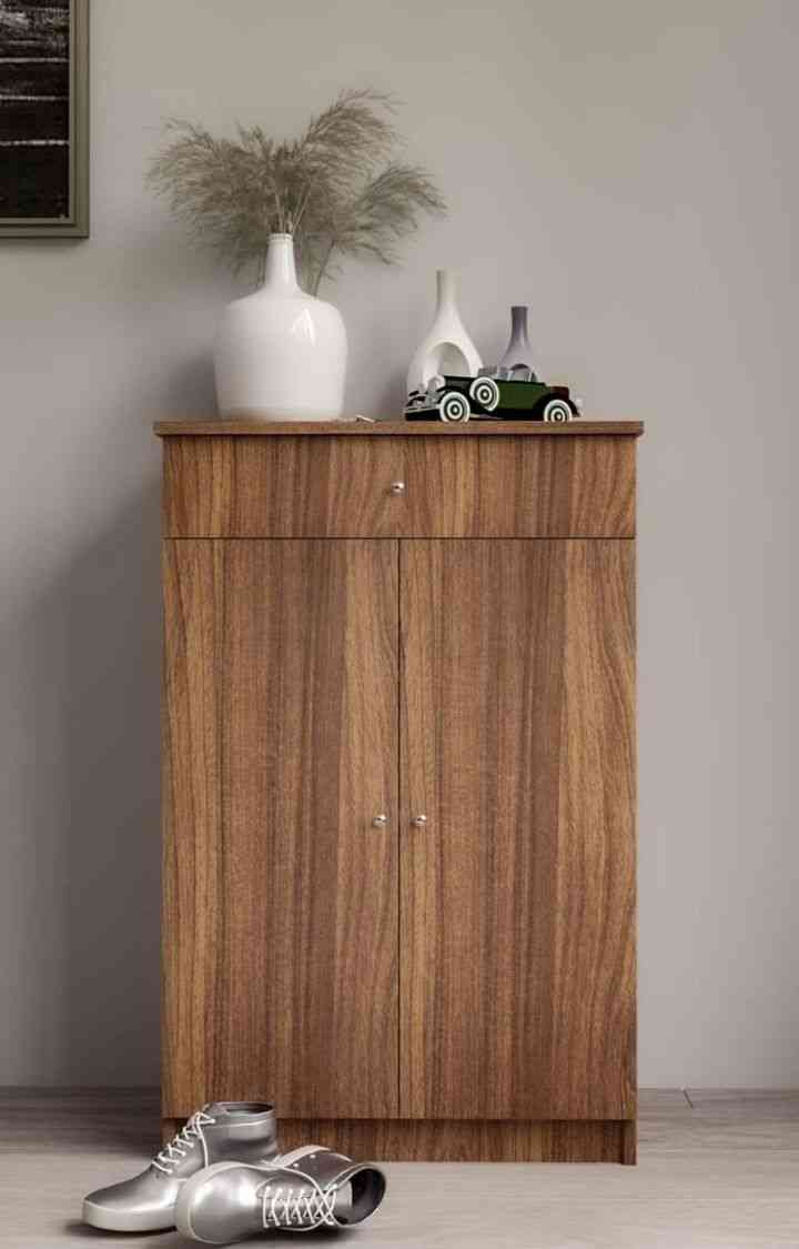 Eddie Shoe Rack | Wood Shoe Storage | Space Organizer | - Leon Teak