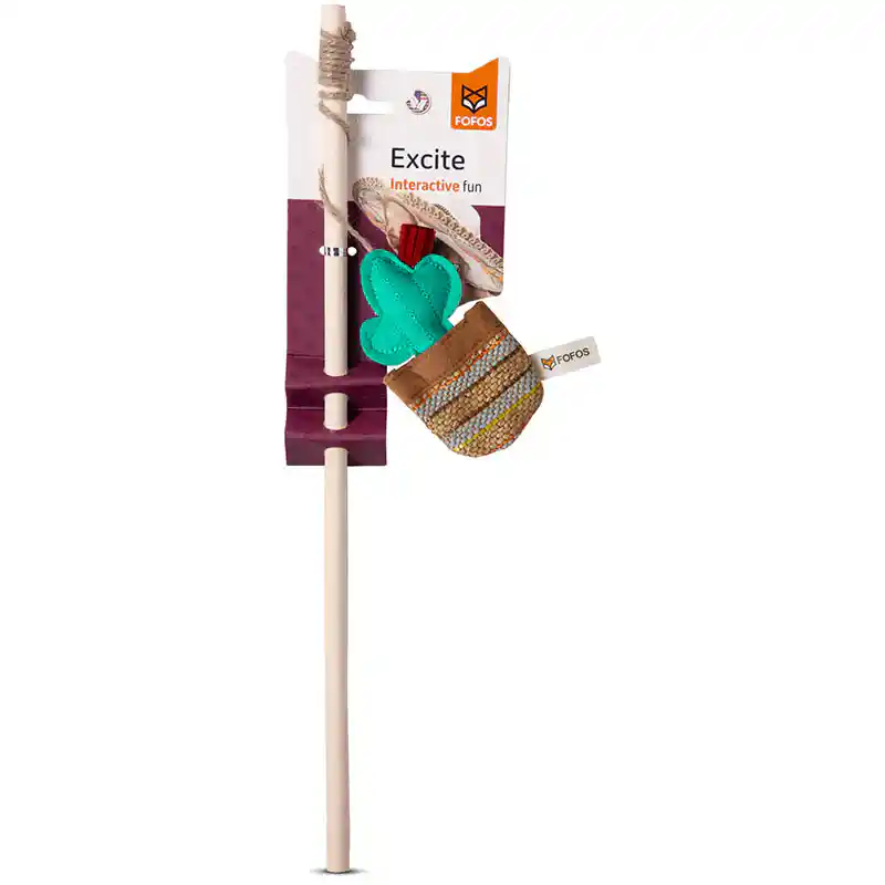 Barkbutler Fofos Cat Toys Cactus Wand Phoenix