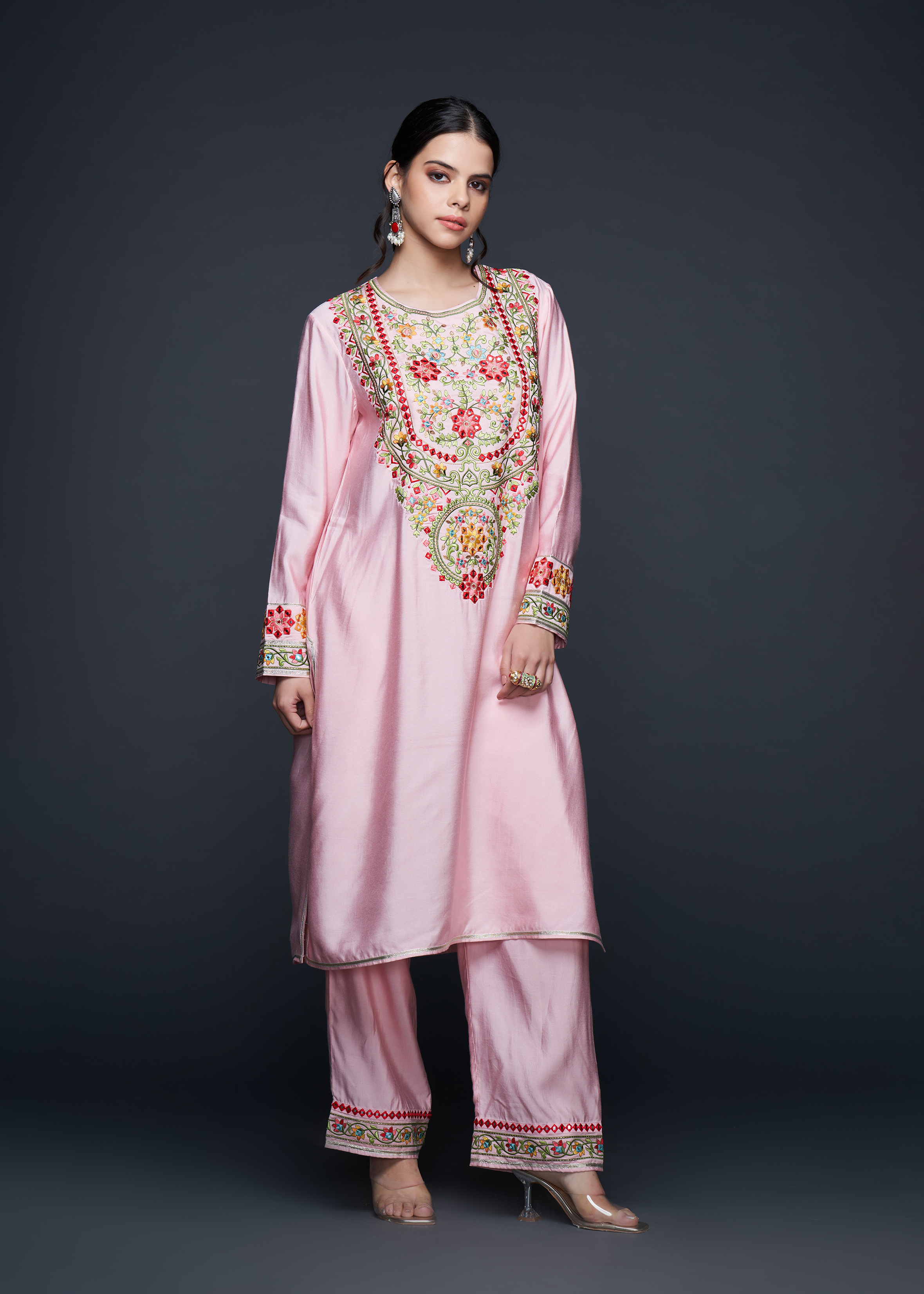 Pink Zoya Kurta