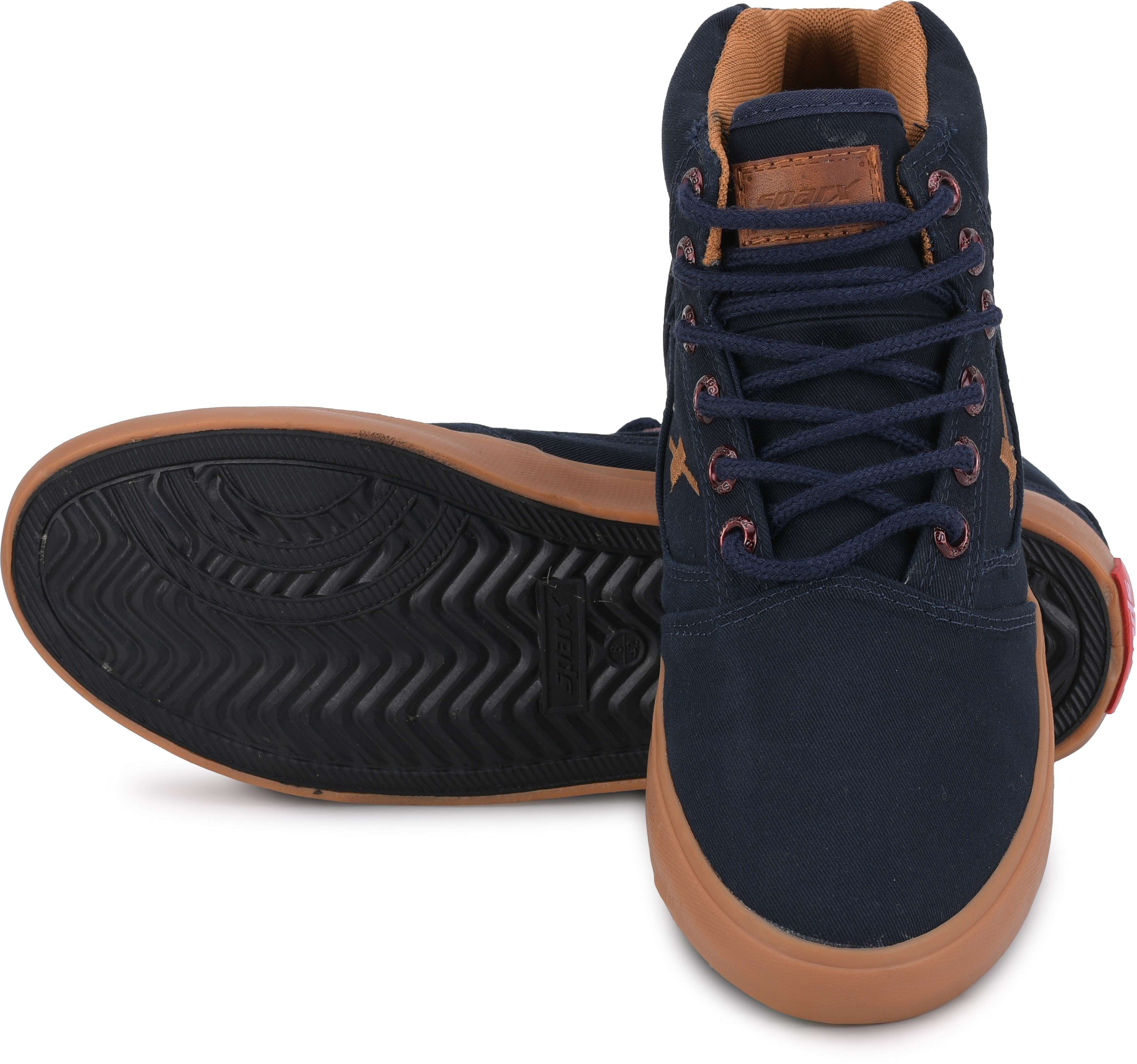 Sparx Outdoor navy-blue-tan Casual Shoes