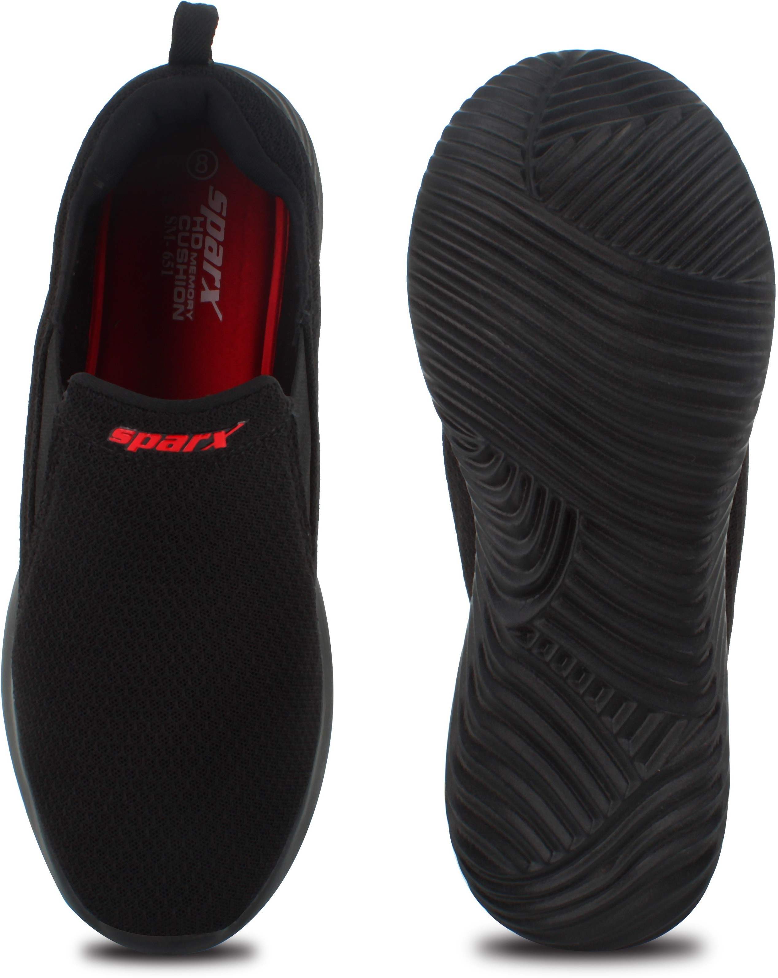 Sparx Outdoor BLACK-RED Casual Shoes